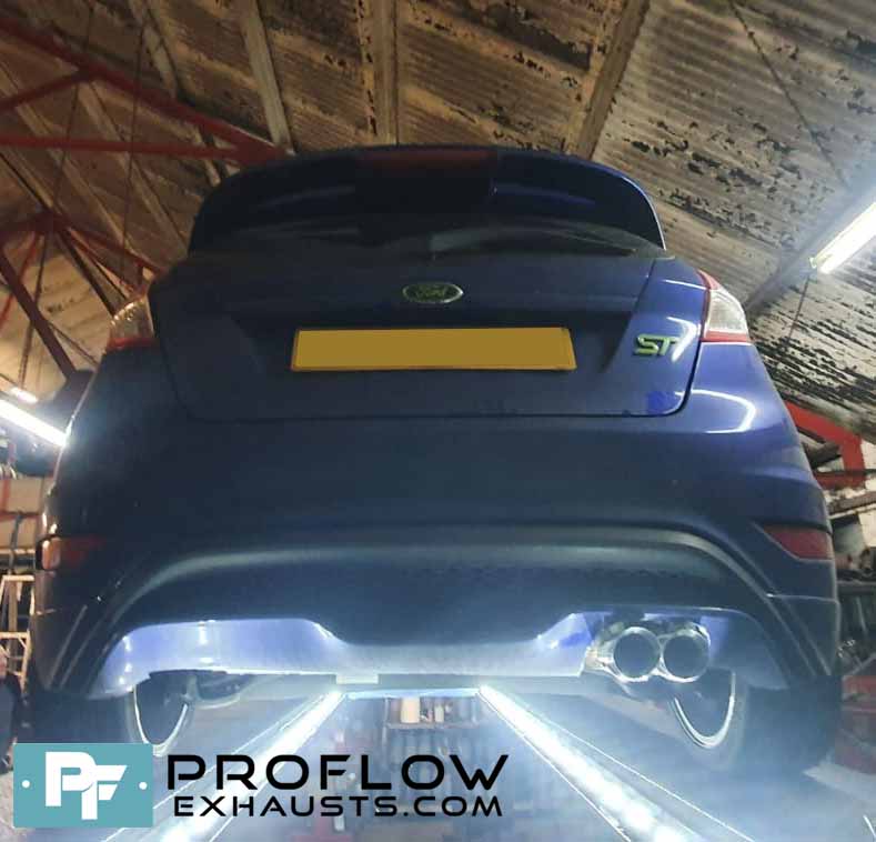 Proflow Exhausts Stainless Steel Back Box and TX083 Tailpipe for Ford Fiesta ST MK 7.5