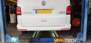 Custom Built Stainless Steel Proflow Exhaust for VW Transporter T5.1
