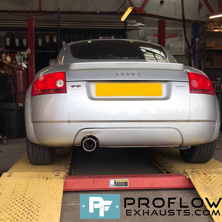 Proflow Custom Exhaust Audi TT with TX074 Tailpipe
