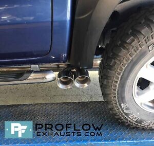 Ford Ranger Custom Exhaust Middle Dual Exit With TX84 B Tailpipes Made From Stainless Steel (9)