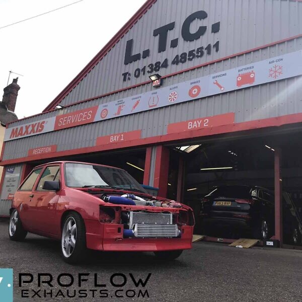 Custom Exhaust Vaulxhall Nova Stainless Steel 2.5" Free Flow System