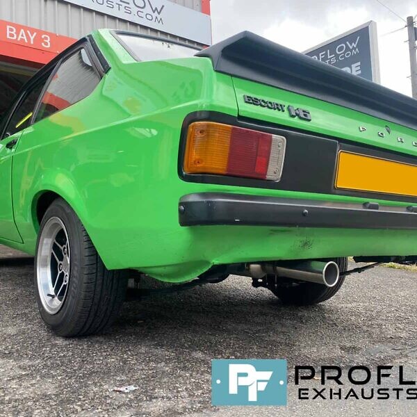 Proflow Custom Built Stainless Steel Exhaust For Ford Escort Mark 2 (6)