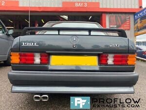 Proflow Custom Built Stainless Steel Exhaust For Mercedes 190E (5)