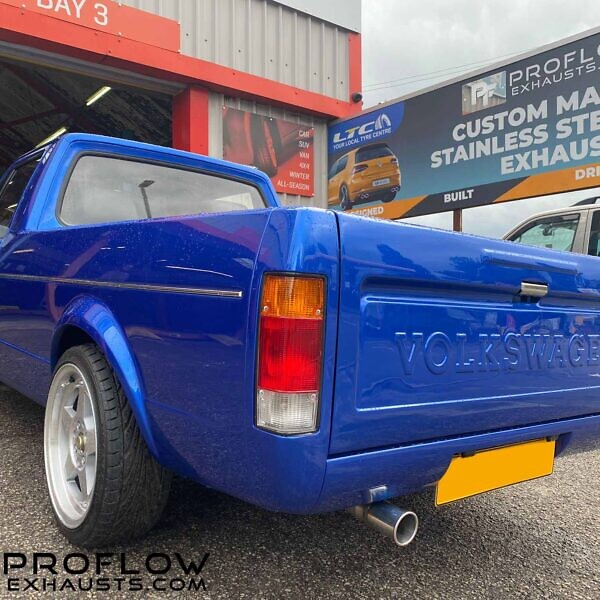 Proflow Custom Exhaust For VW Caddy MK1 Pickup Middle And Rear Made From Stainless Steel (1)