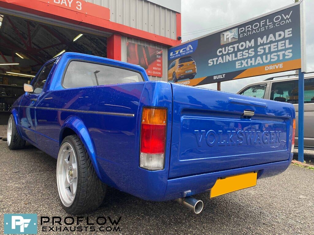 Proflow Custom Exhaust For VW Caddy MK1 Pickup Middle And Rear Made From Stainless Steel (1)