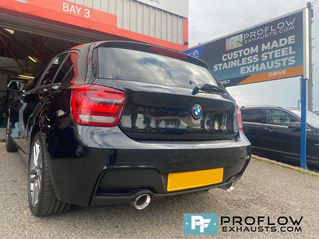 BMW 1 Series Back Box Delete With Dual Exit Exhaust Made From Stainless Steel (1)