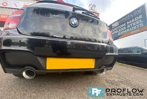 BMW 1 Series Back Box Delete With Dual Exit Exhaust Made From Stainless Steel (3) Copy
