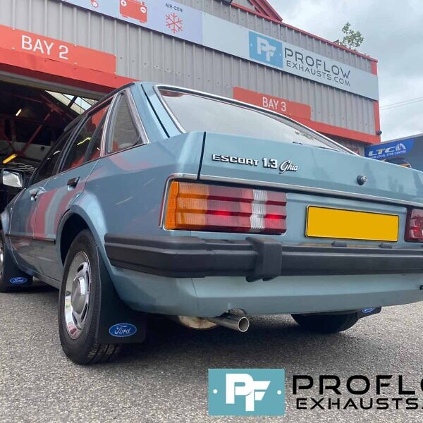 Proflow Custom Built Stainless Steel Exhaust For Ford Escort MK3 (2)