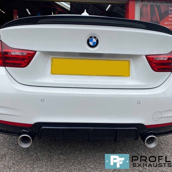 Custom Exhaust BMW 4 Series - Dual Exit Back Box Delete