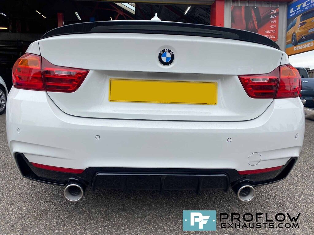 Custom Exhaust BMW 4 Series - Dual Exit Back Box Delete