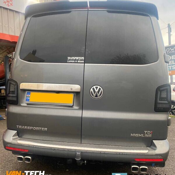 VW Transporter T5 T5.1 Stainless Steel Exhaust Dua (1)