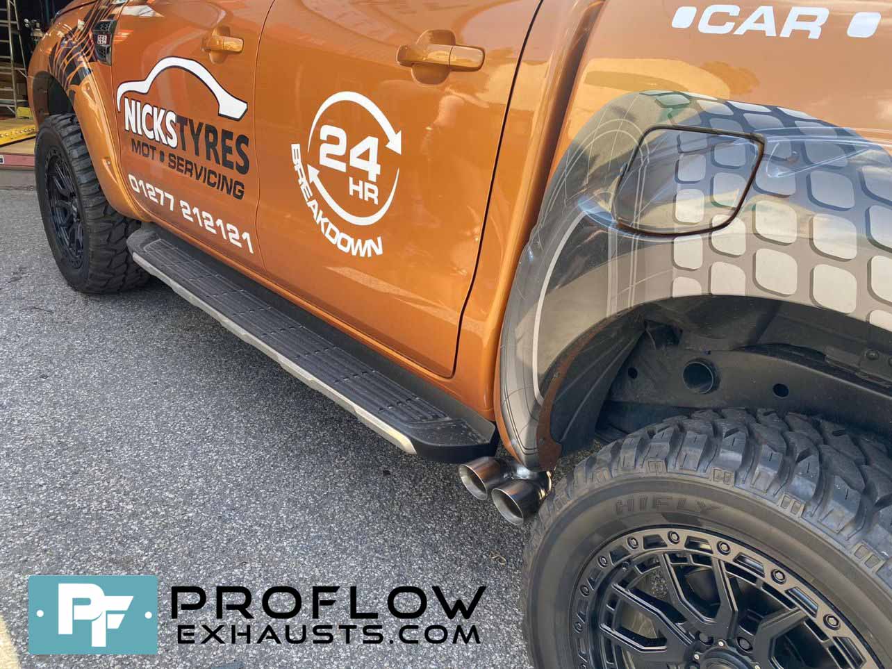 Ford Ranger Exhaust Side Exit 1 Proflow Exhausts
