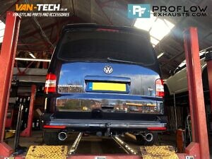 VW Transporter T5.1 Custom Made Stainless Steel Exhaust (2)