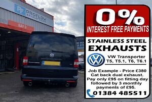 VW Transporter T5.1 Custom Made Stainless Steel Exhaust (7)
