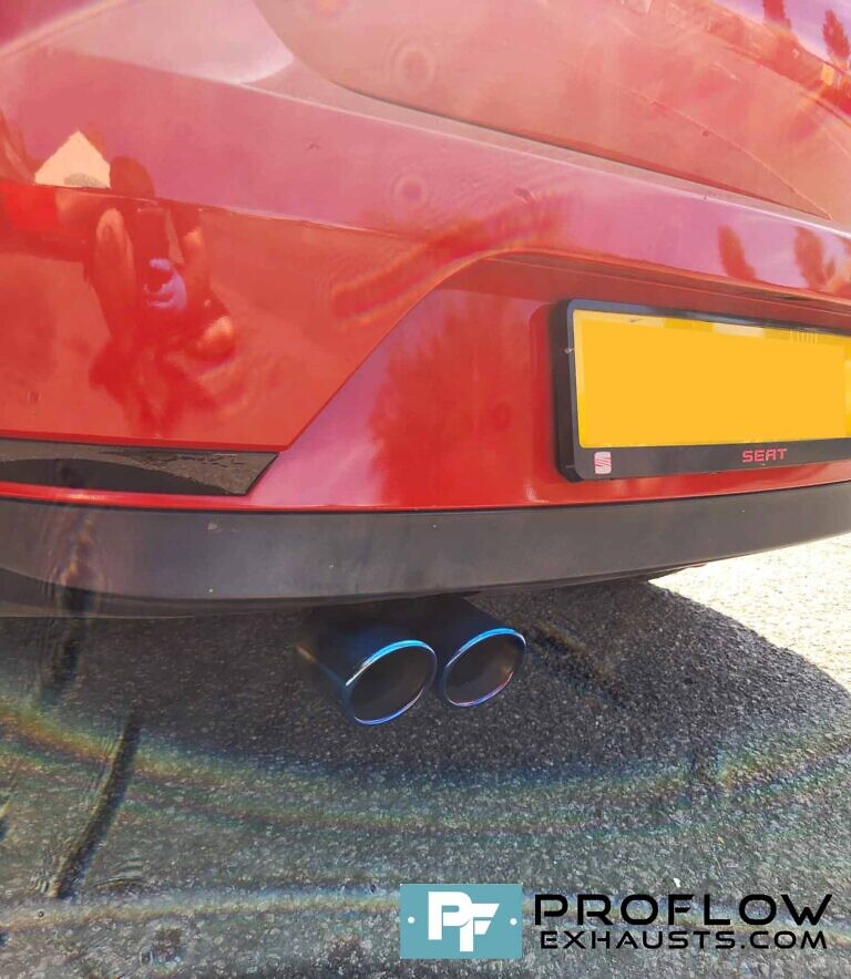 Seat Custom Exhaust Stainless Steel Middle and Rear