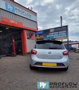 Seat Ibiza Custom Exhaust Back Box Delete With Twin Tailpipe Made From Stainless Steel (2)
