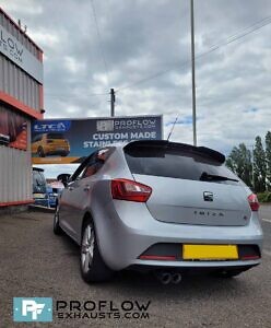 Seat Ibiza Custom Exhaust Back Box Delete With Twin Tailpipe Made From Stainless Steel (4)