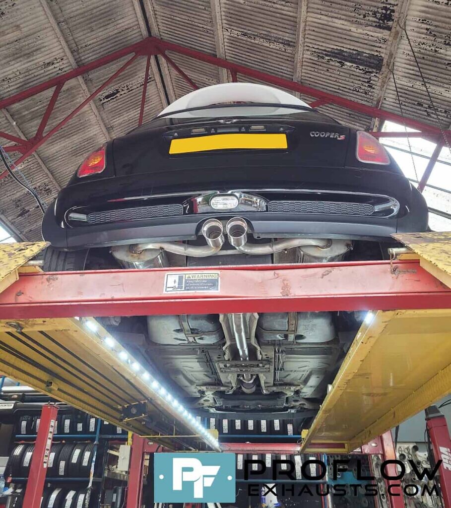 BMW Mini Cooper Full Exhaust System with Dual Tailpipes