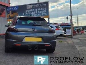 VW Scirocco Custom Cat Back Exhaust System Dual Exit Stainless Steel (1)