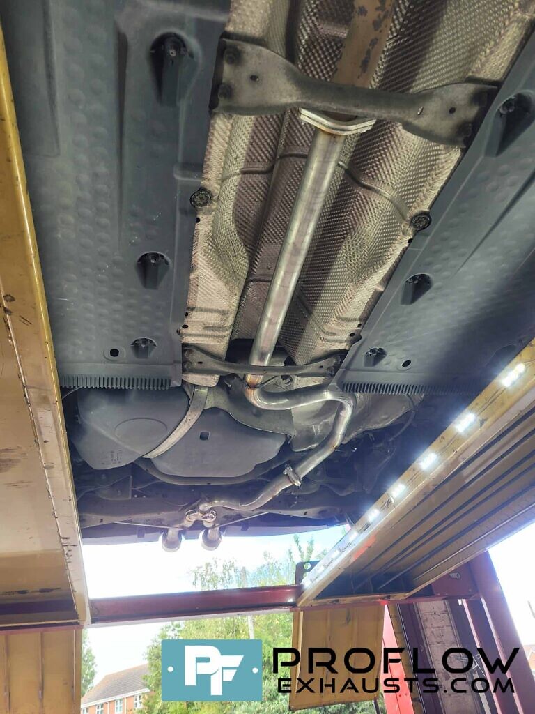 VW Scirocco Custom Cat Back Exhaust System Dual Exit Stainless Steel (1