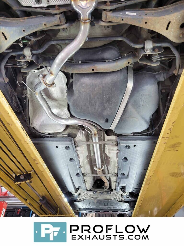 VW Scirocco Custom Cat Back Exhaust System Dual Exit Stainless Steel (1