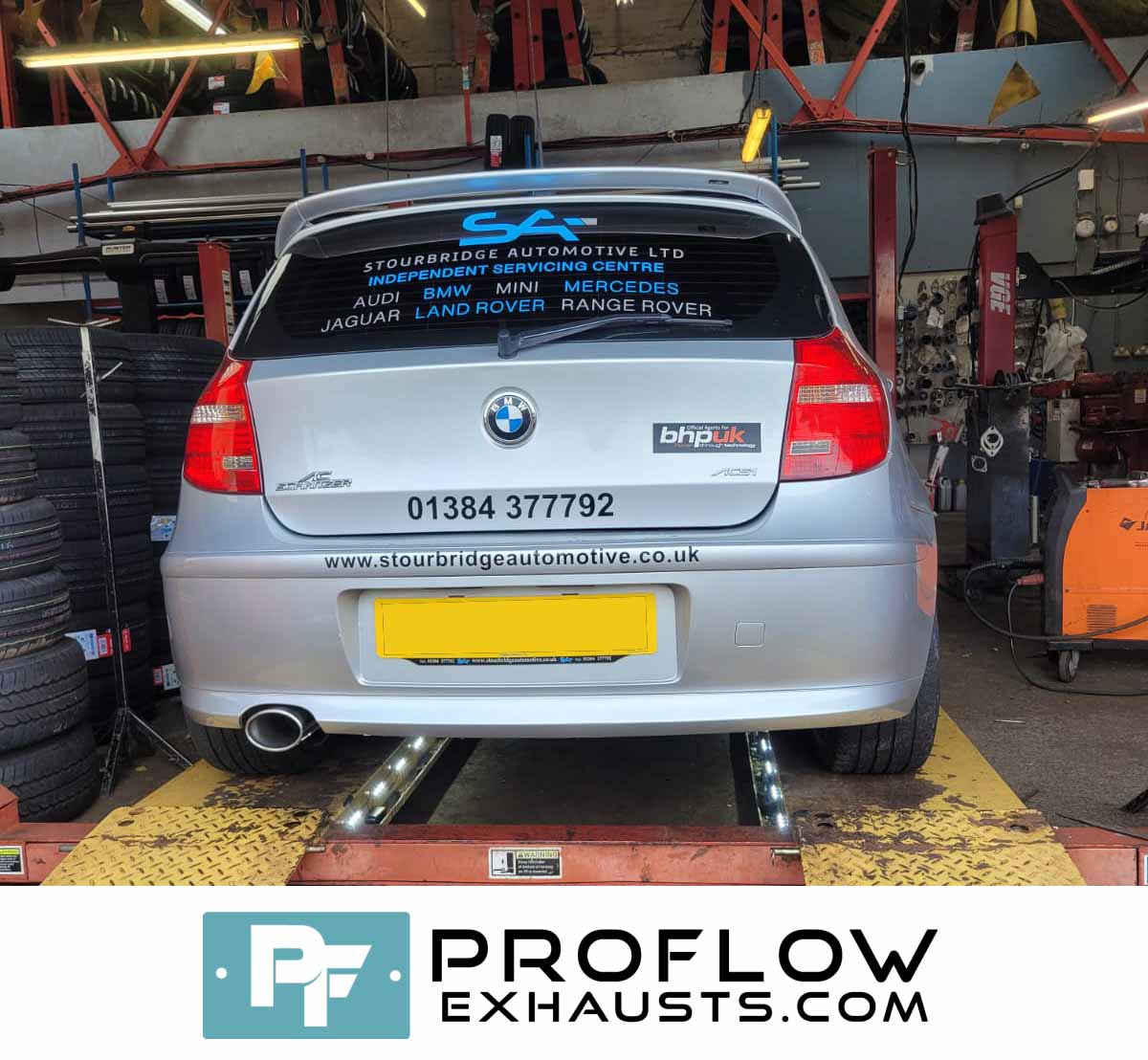 Proflow Exhausts BMW 1 Series Custom Made Stainless Steel Back Box and Tailpipe TX043