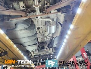 Proflow VW Transporter T5.1 Custom Exhaust Stainless Steel Mid Rear With Dual Exit Twin Tailpipes TX088 (4)