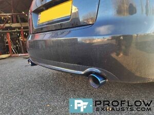 Proflow Exhausts Audi A4 Custom Stainless Steel Exhaust Mid And Dual Rear With TX196 (2)