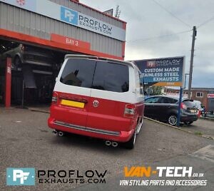Proflow Custom Built VW Transporter T5.1 T5.1 Exhaust Made From Stainless Steel (6)