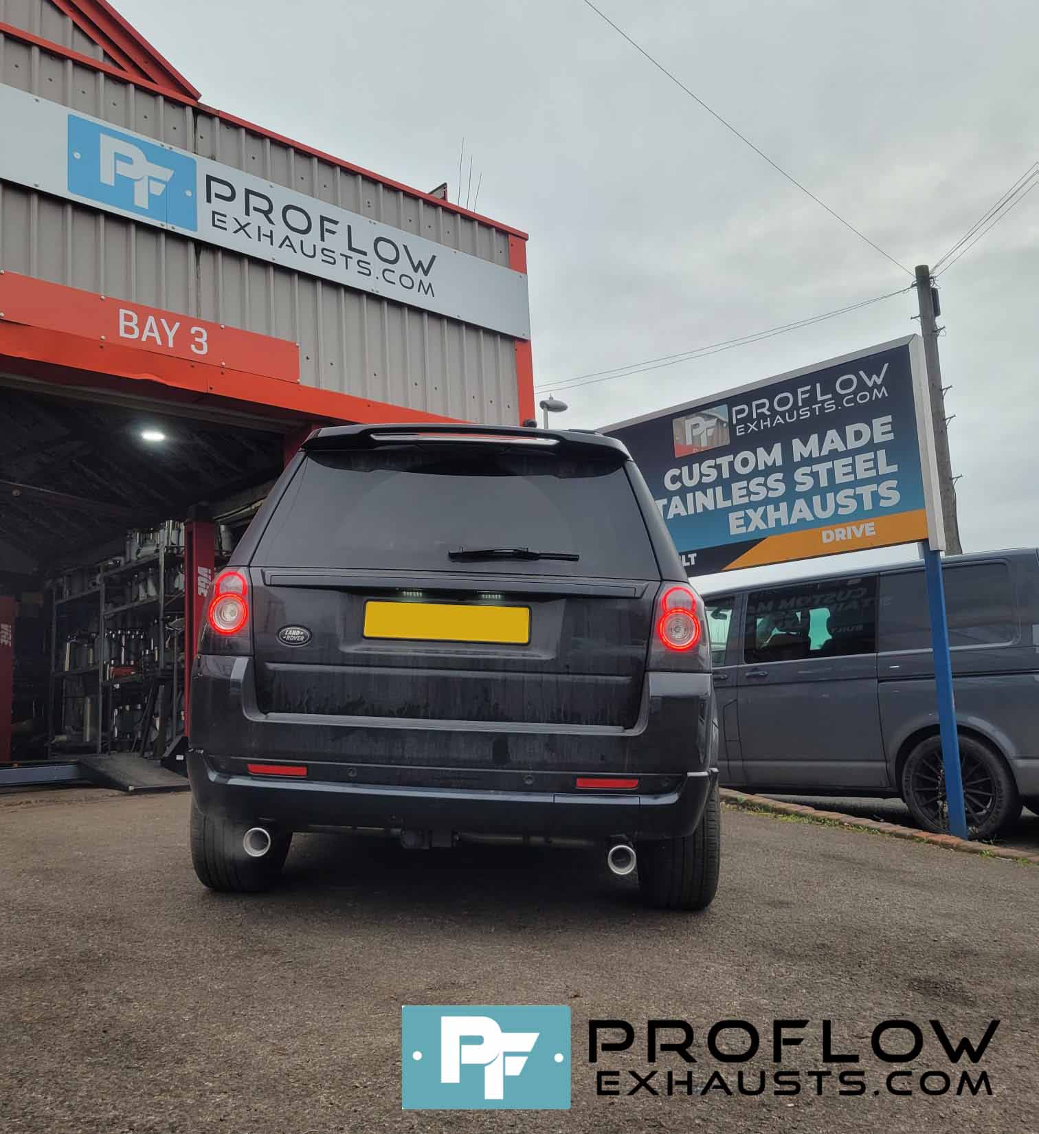 Proflow Freelander Custom Exhaust Stainless Steel Middle And Dual Rear No Boxes (2)