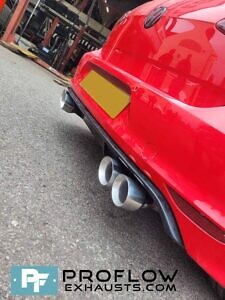 Proflow VW Golf Custom Exhaust Stainless Steel Middle and Dual Rear No Boxes with 3" pipework