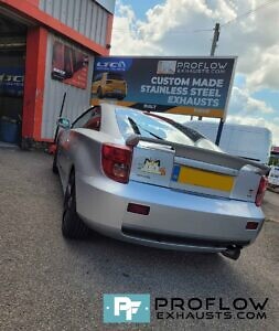 Proflow Custom Built Exhaust For Toyota Celica Front Pipe, Flex, Middle And Rear In 2.5 Stainless Steel (2)
