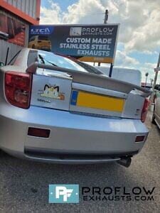 Proflow Custom Built Exhaust For Toyota Celica Front Pipe, Flex, Middle And Rear In 2.5 Stainless Steel (8)