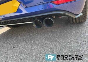 Proflow Stainless Steel Exhaust Middle And Dual Rear With TX026 LR Tailpipes For VW Golf (1)