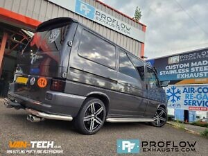 VW Transporter T4 Stainless Steel Exhaust Full System Dual Exit And Twin Tailpipes (2)
