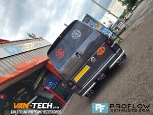 VW Transporter T4 Stainless Steel Exhaust Full System Dual Exit And Twin Tailpipes (3)
