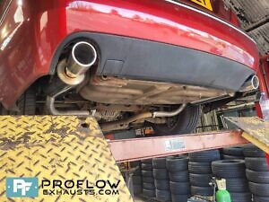 Proflow Custom Made Stainless Steel Back Boxes Dual Exit Exhaust For Jaguar S Type (10)