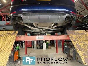 Proflow Exhausts Stainless Steel Full Exhaust System With Dual Exit Twin Tailpipes For Audi A5 (5)