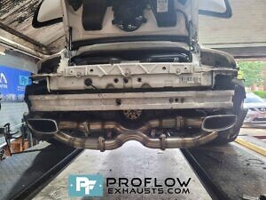 Proflow Custom Built Stainless Steel Full X Cross Type Exhaust System For Porsche 911 Turbo S (2)