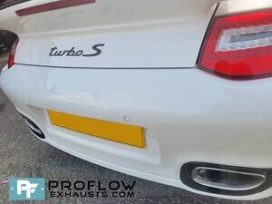 Proflow Custom Built Stainless Steel Full X Cross Type Exhaust System For Porsche 911 Turbo S (4)