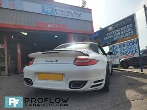Proflow Custom Built Stainless Steel Full X Cross Type Exhaust System For Porsche 911 Turbo S (6)