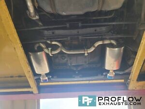 Proflow Custom Stainless Steel Exhaust Including Flex, Middle And Dual Rear With TX194 Tailpipes For Hyundai Tuscani (1)