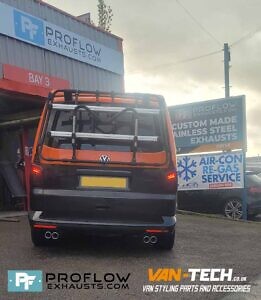 VW Transporter T5.1 Exhaust Dual Exit Custom Built (1)