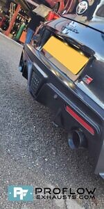 Proflow Toyota Supra Custom Exhaust Dual Rear Back Box Delete with 3" pipework made from Stainless Steel