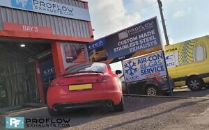 Custom Exhaust For Audi TT Back Box Delete With Dual Exit TX026 Tailpipes (4)