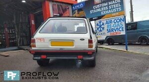 Proflow Custom Exhaust Built With Stainless Steel For Vintage Ford Fiesta XR2 MiddleRear (1)
