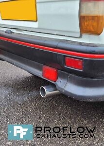 Proflow Custom Exhaust Built With Stainless Steel For Vintage Ford Fiesta XR2 MiddleRear