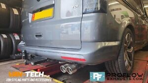Proflow Exausts VW Transporter T5.1 Custom Exhaust Stainless Steel Mid Rear With Twin Tailpipe TX001 (4)
