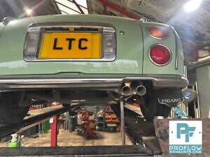 Proflow Exhausts Custom Built Stainless Steel Exhaust Back Box And Pipework For Nissan Figaro (2)