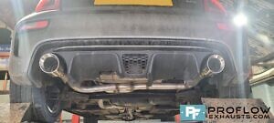 Stainless Steel Exhaust For Fiat 500 Abarth 595 Flex Middle And Rear Dual Back Box Delete With TX26 Tailpipes (2)